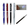 METAL PEN w/ Laser Pointer & LED Light